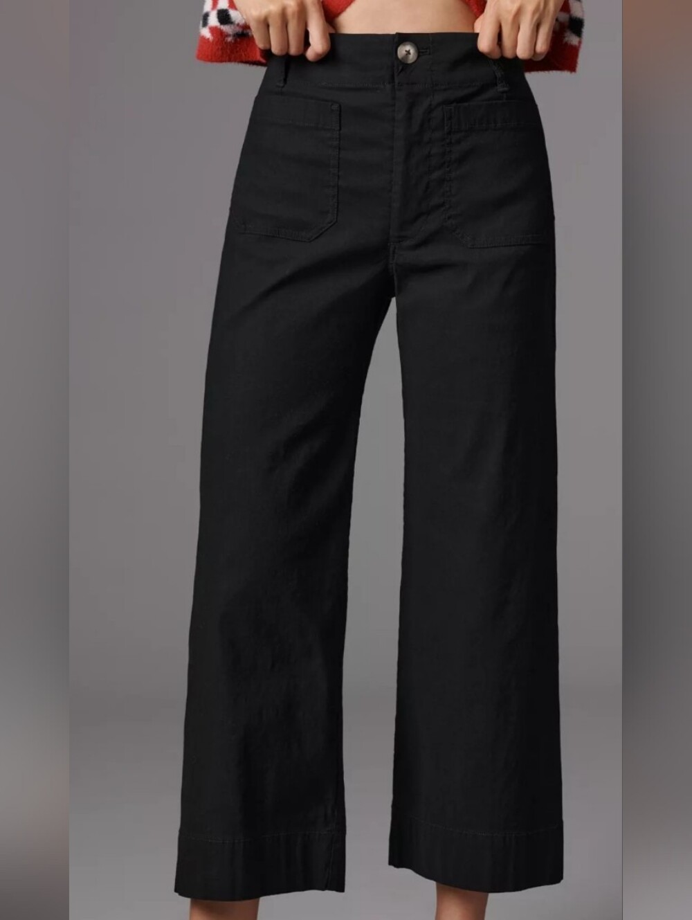 Colette Magic Fabric Crop Wide-Leg Pants by Maeve - 32
